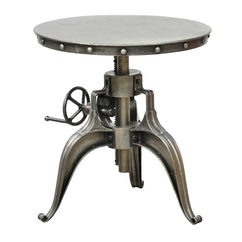 Classic Home Afton Crank Accent Table 51007181 IMAGE 1