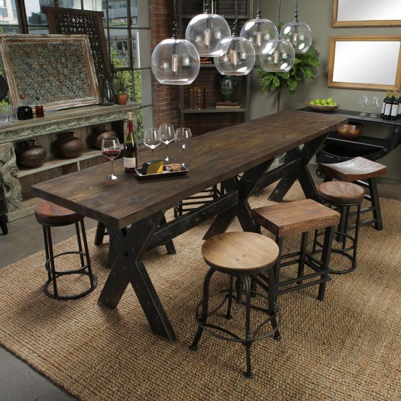 Classic Home Aurora Dining Table with Trestle Base 51003008ELP IMAGE 2