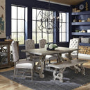 Classic Home Elena Dining Table with Trestle Base 51010555 IMAGE 2