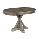 Classic Home Oval Maxwell Dining Table with Pedestal Base 51004807 IMAGE 1