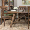 Classic Home Sydney Dining Table with Trestle Base 51004471 IMAGE 2