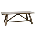 Classic Home Sydney Dining Table with Trestle Base 51004470 IMAGE 1