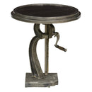 Classic Home Round Taft Pub Height Dining Table with Pedestal Base 51010361 IMAGE 2