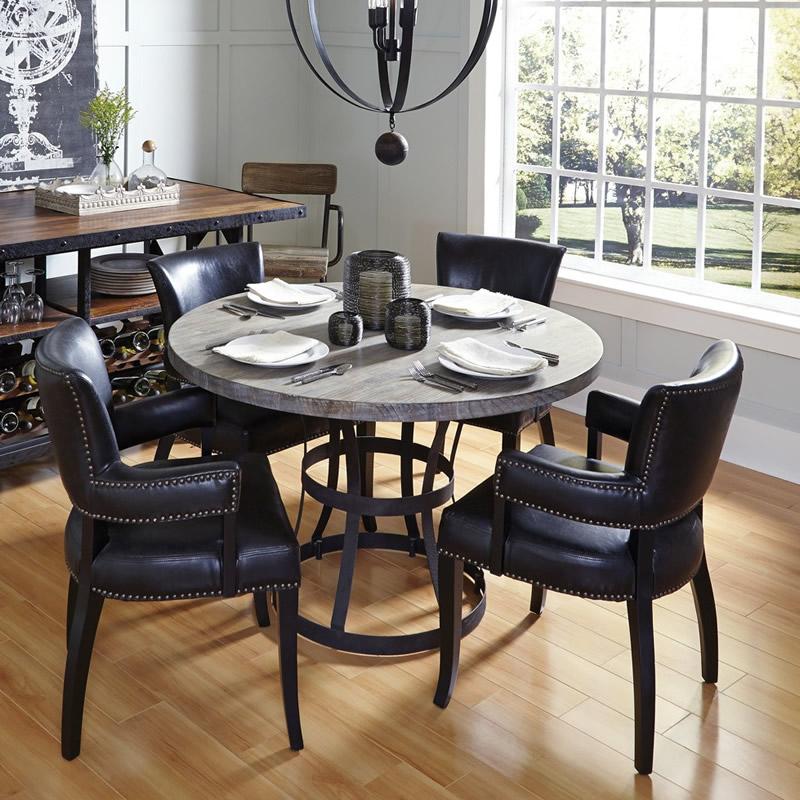 Classic Home Round Tribeca Dining Table with Pedestal Base 51004584 IMAGE 3