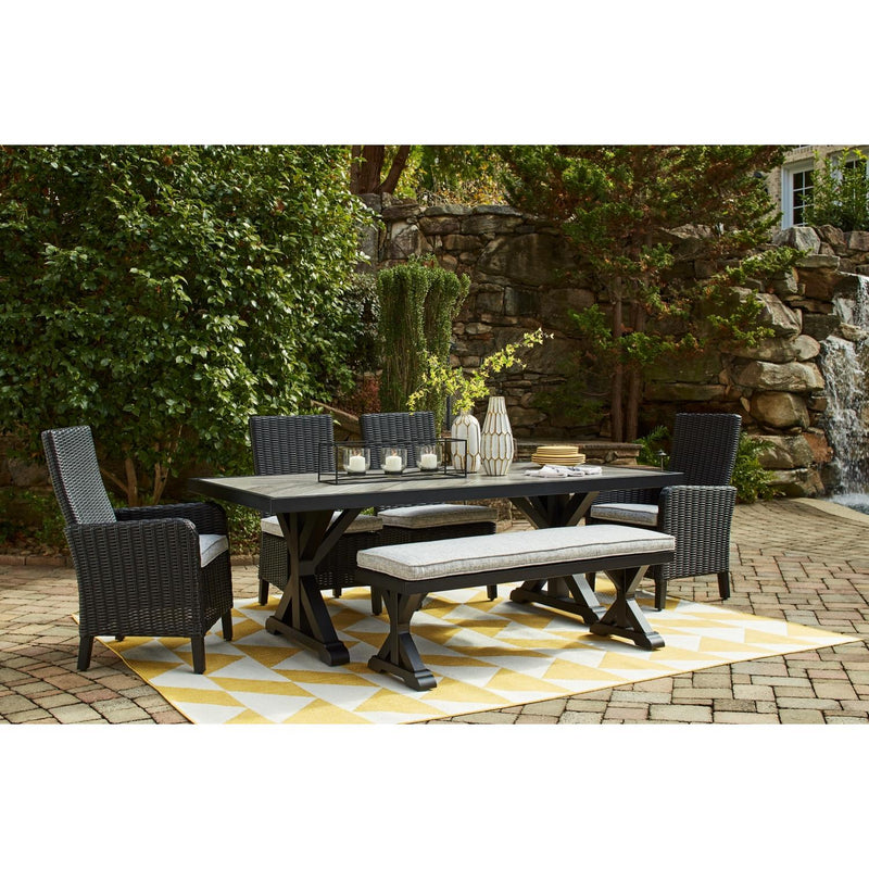 Signature Design by Ashley Beachcroft P792P4 6-piece Outdoor Dining Set IMAGE 1