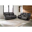 Signature Design by Ashley Mountainous U65801U1 2 pc Power Reclining Living Room Set IMAGE 2