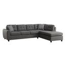 Coaster Furniture Stonenesse 500413 Upholstered Sectional Chaise Sofa - Grey IMAGE 1