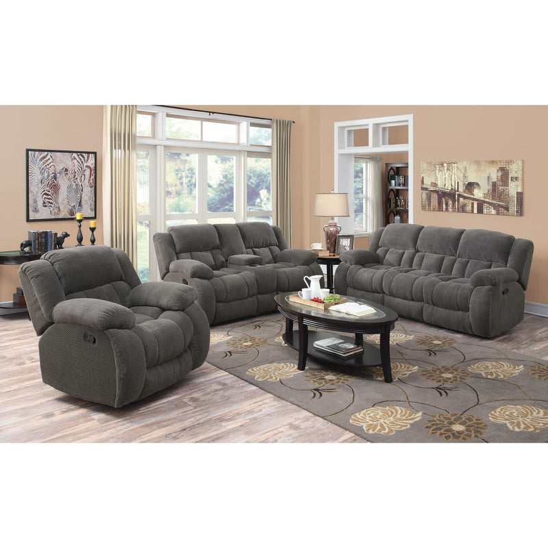 Coaster Furniture Weissman Reclining Fabric Sofa 601921 IMAGE 3