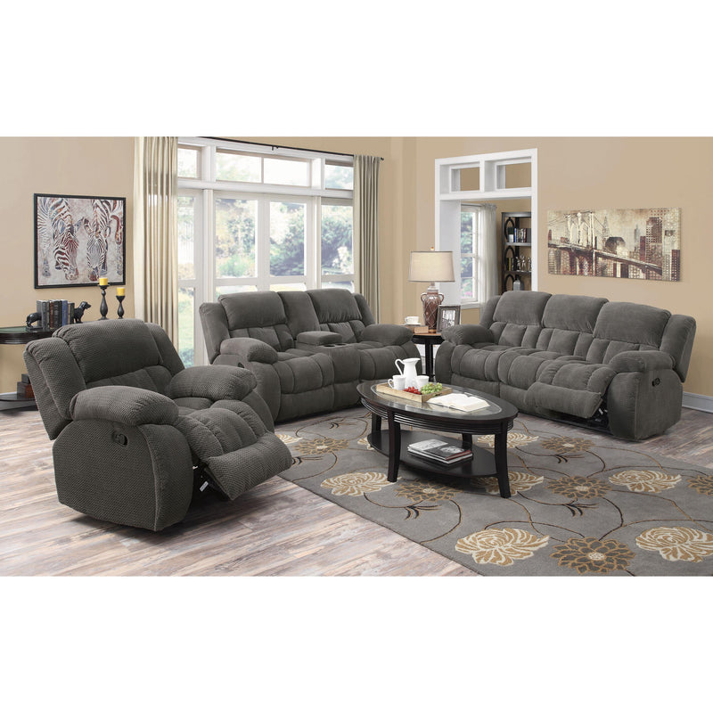 Coaster Furniture Weissman Reclining Fabric Sofa 601921 IMAGE 4