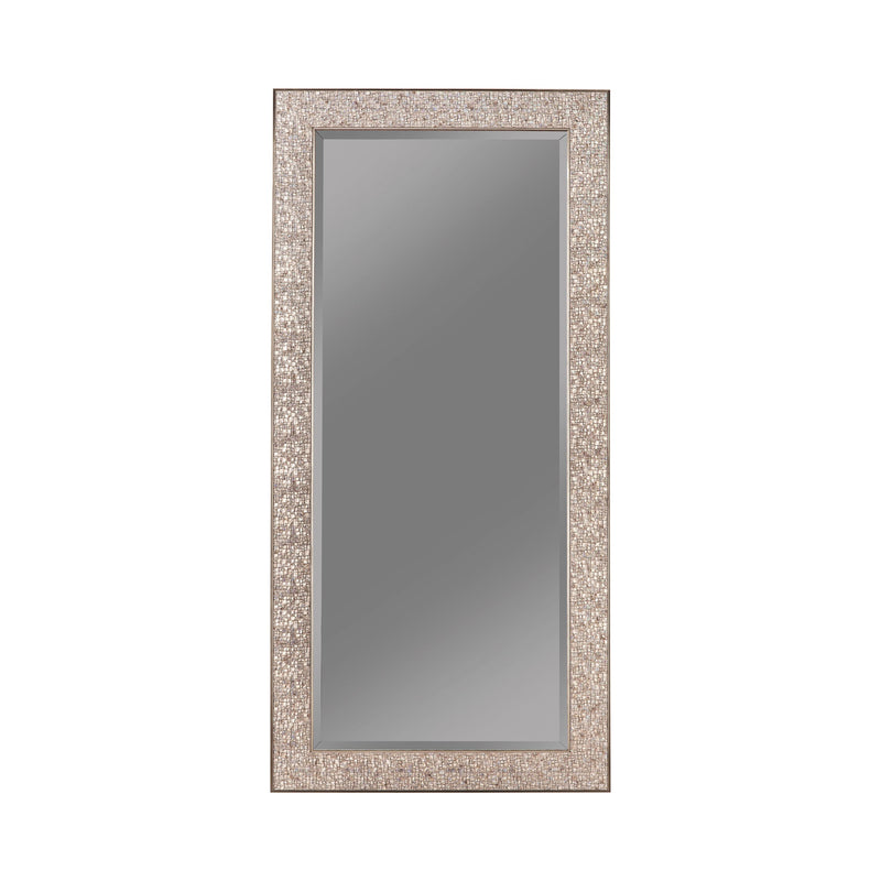  Coaster Furniture Rollins 901997 32 x 66 Inch Rectangular Floor Mirror - Silver IMAGE 1