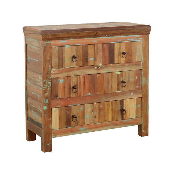  Coaster Furniture Harper 950366 4-Drawer Solid Reclaimed Wood Accent Cabinet - Brown IMAGE 1