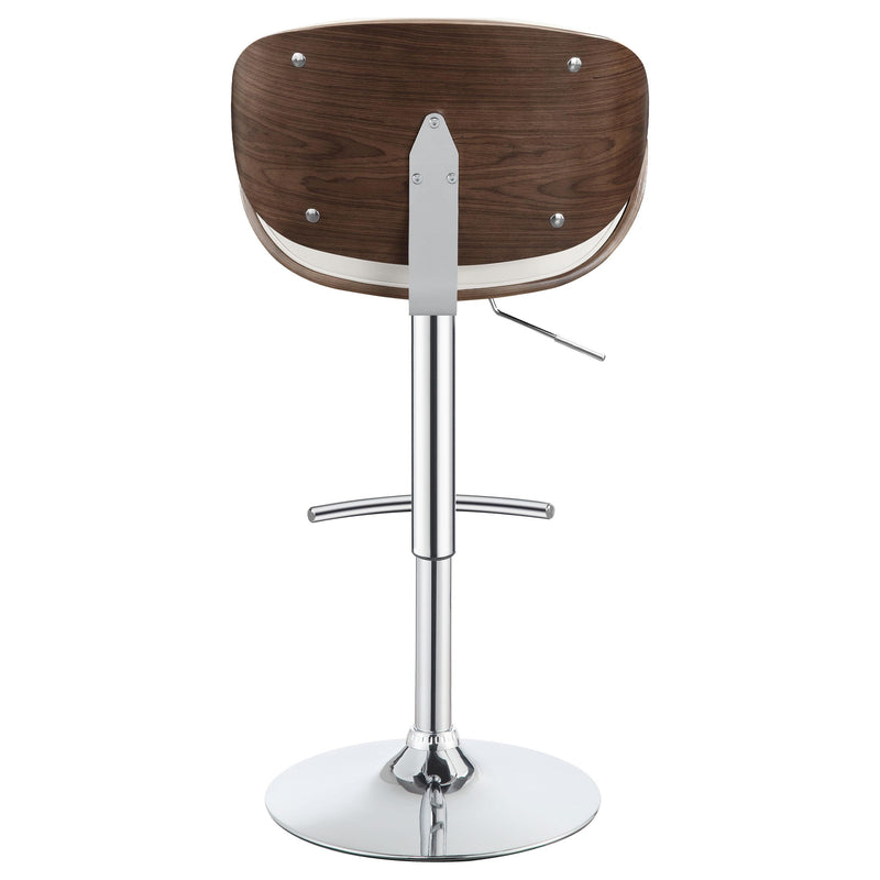  Coaster Furniture Harris 130505 Adjustable Bar Stool - Ecru and Chrome IMAGE 6