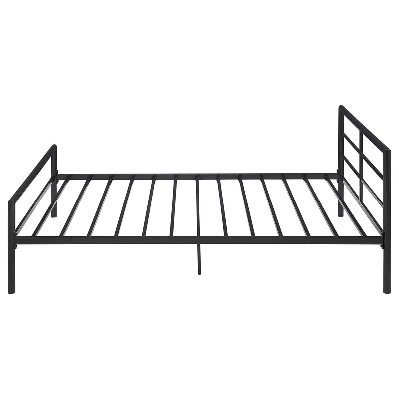 Coaster Furniture Fisher 300279F Metal Full Open Frame Bed - Gunmetal IMAGE 4