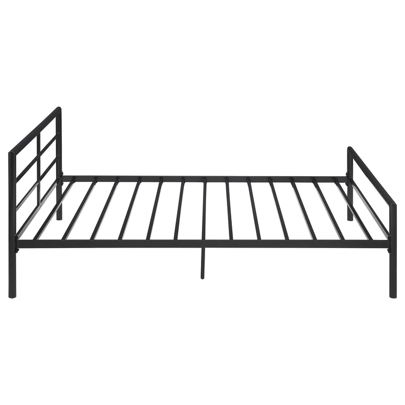Coaster Furniture Fisher 300279F Metal Full Open Frame Bed - Gunmetal IMAGE 7