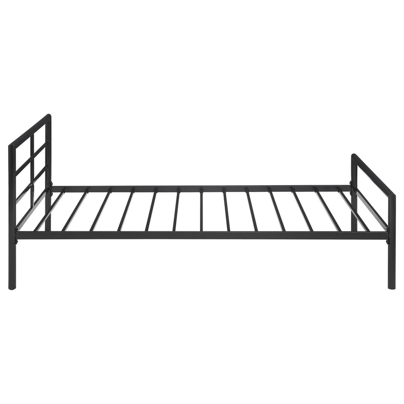 Coaster Furniture Fisher 300279T Metal Twin Open Frame Bed - Gunmetal IMAGE 7