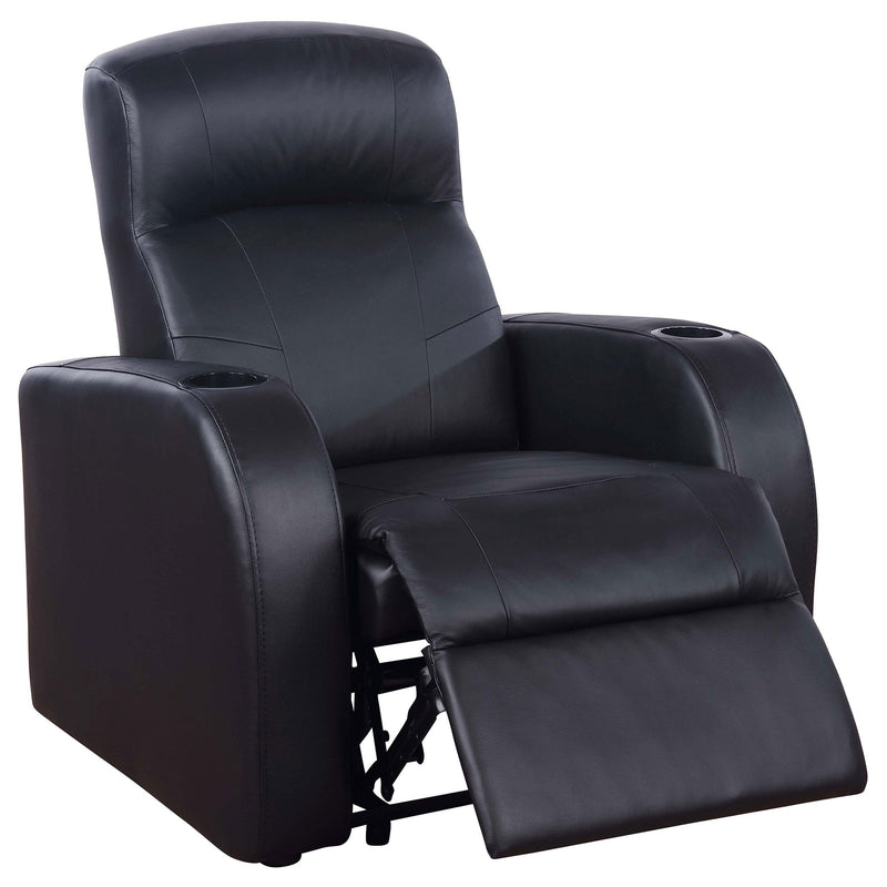 Coaster Furniture Cyrus Leather Match 1-Seat Home Theatre Seating 600001 IMAGE 2