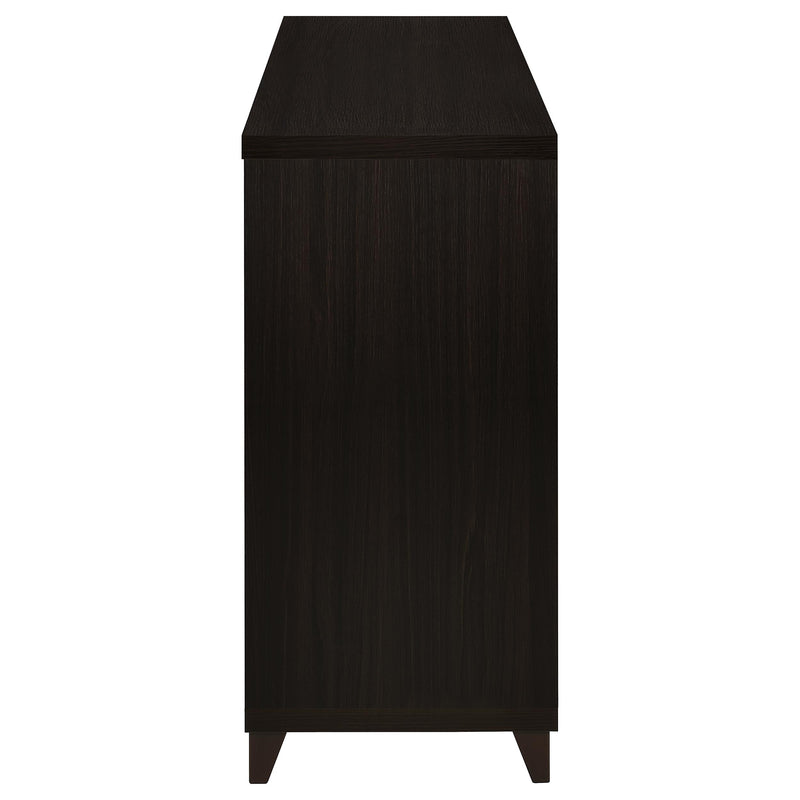 Coaster Furniture Lewes 700881 2-door Engineered Wood 60" TV Stand - Cappuccino IMAGE 4