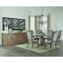  Coaster Furniture Florence 180200 Round 60-inch Wood Dining Table - Rustic Honey IMAGE 3