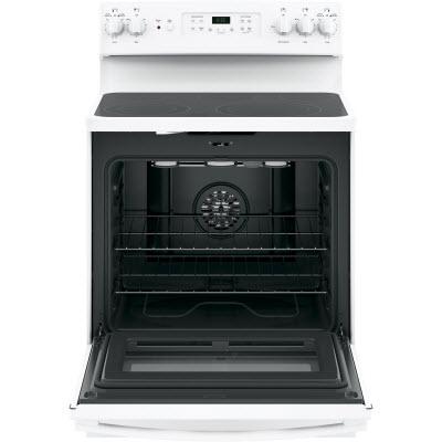 GE 30-inch Freestanding Electric Range JB655DKWW IMAGE 2