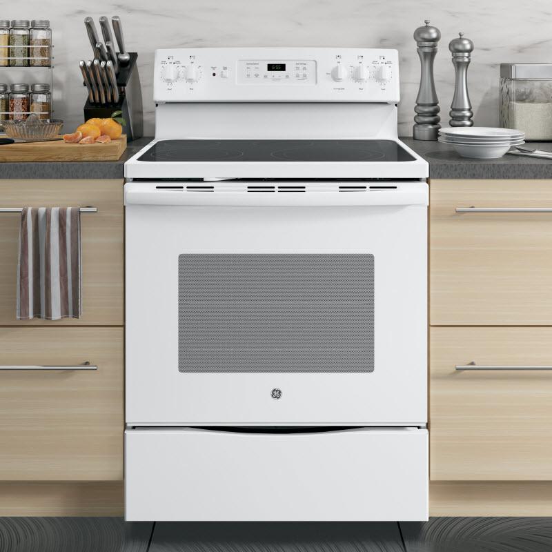 GE 30-inch Freestanding Electric Range JB655DKWW IMAGE 7