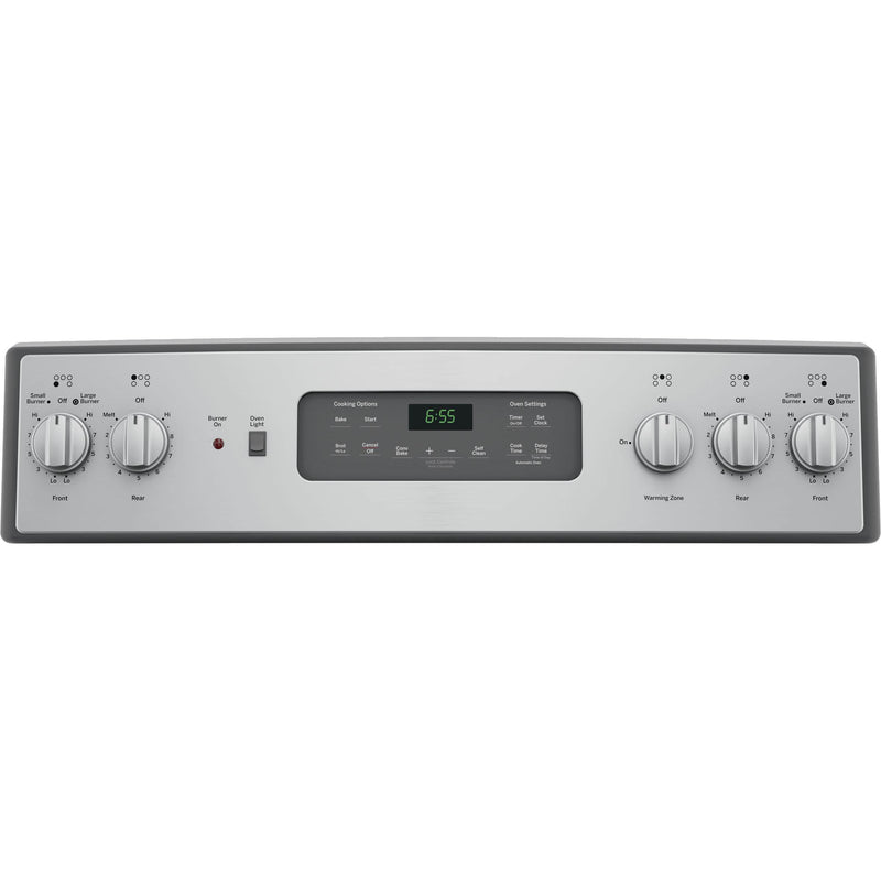 GE 30-inch Freestanding Electric Range with Convection JB655SKSS IMAGE 4