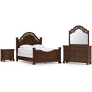  Signature Design by Ashley Lavinton B764B13 6 pc Queen Poster Bedroom Set IMAGE 1