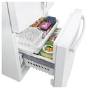 GE 33-inch, 24.8 cu. ft. French 3-Door Refrigerator with Ice and Water GNE25JGKWW IMAGE 4