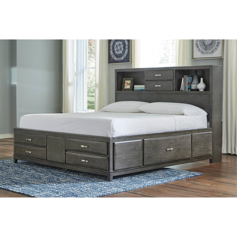  Signature Design by Ashley Caitbrook B476B30 8 pc California King Bookcase Storage Bedroom Set IMAGE 2