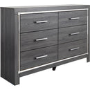  Signature Design by Ashley Lodanna B214B17 6 pc King Panel Storage Bedroom Set IMAGE 3