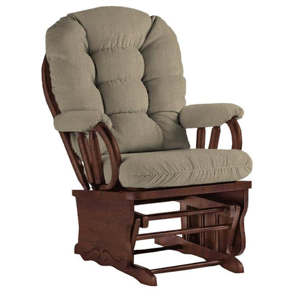Best Home Furnishings Bedazzle Glider Fabric Chair Bedazzle C8107 (Platinum) IMAGE 1