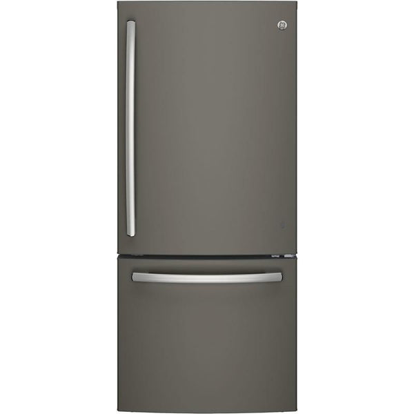 GE 30-inch, 20.9 cu. ft. Bottom Freezer Refrigerator GDE21EMKES IMAGE 1