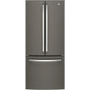 GE 30-inch, 20.8 cu.ft. Freestanding French 3-Door Refrigerator with Interior Ice Maker GNE21FMKES IMAGE 1