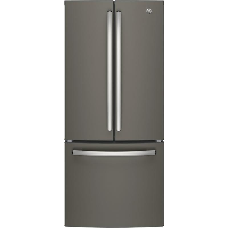 GE 30-inch, 20.8 cu.ft. Freestanding French 3-Door Refrigerator with Interior Ice Maker GNE21FMKES IMAGE 1