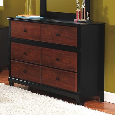 Perdue Woodworks Country Retreat 6-Drawer Kids Dresser 49446 IMAGE 1