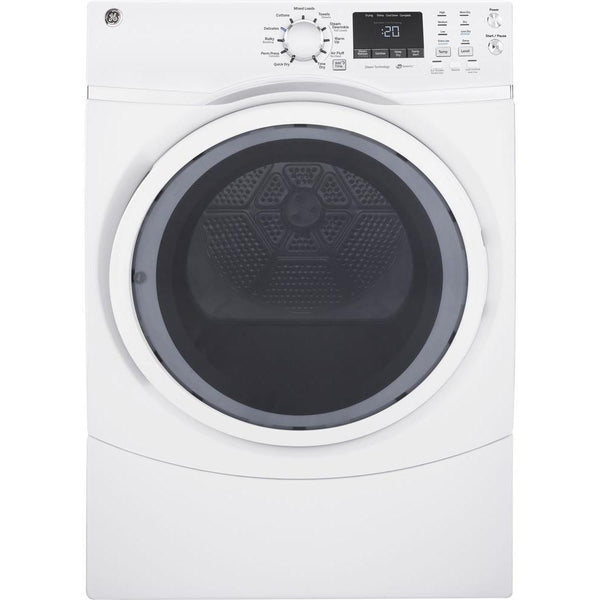 GE 7.5 cu. ft. Electric Dryer with Steam GFD45ESSKWW IMAGE 1