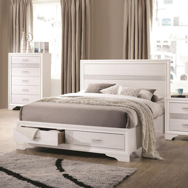Coaster Furniture Miranda King Bed with Storage 205111KE IMAGE 1