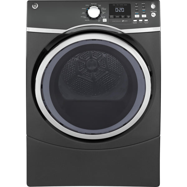 GE 7.5 cu. ft. Electric Dryer with Steam GFD45ESMKDG IMAGE 1