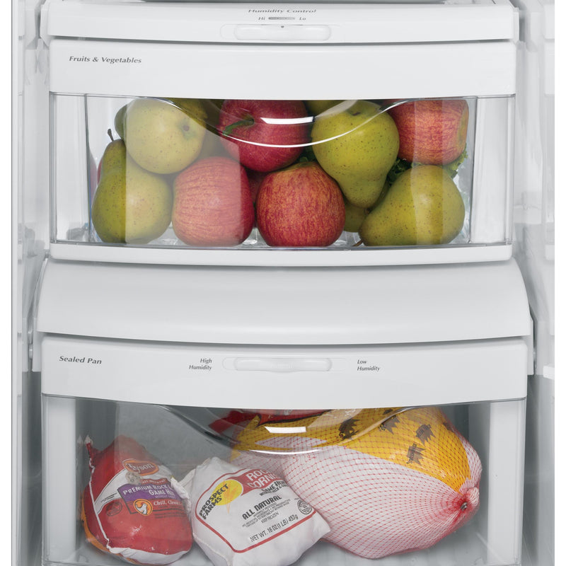 GE 33-inch, 23.2 cu. ft. Side-by-Side Refrigerator with Ice and Water GSS23GGKWW IMAGE 4