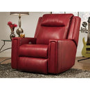 Southern Motion Curve Bonded Leather 1-Seat Home Theatre Seating with Wall Recline 6858P IMAGE 1