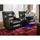 Southern Motion Roxie Bonded Leather 1-Seat Home Theatre Seating with Wall Recline 4148P IMAGE 3