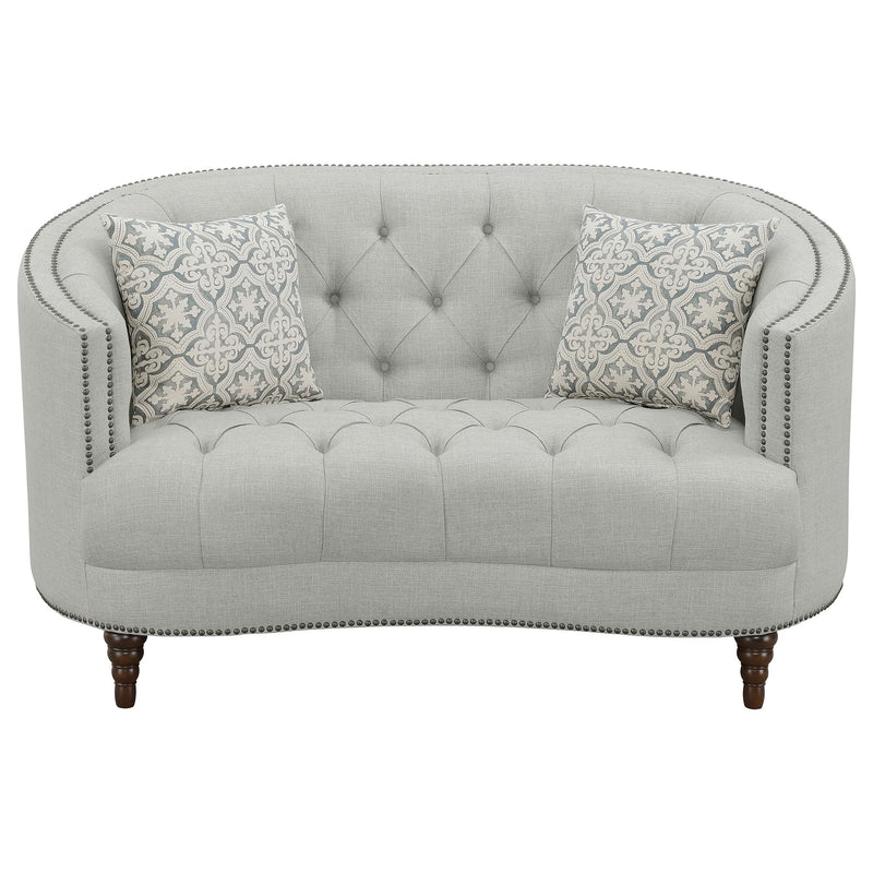 Coaster Furniture Avonlea Stationary Fabric Loveseat 505642 IMAGE 2