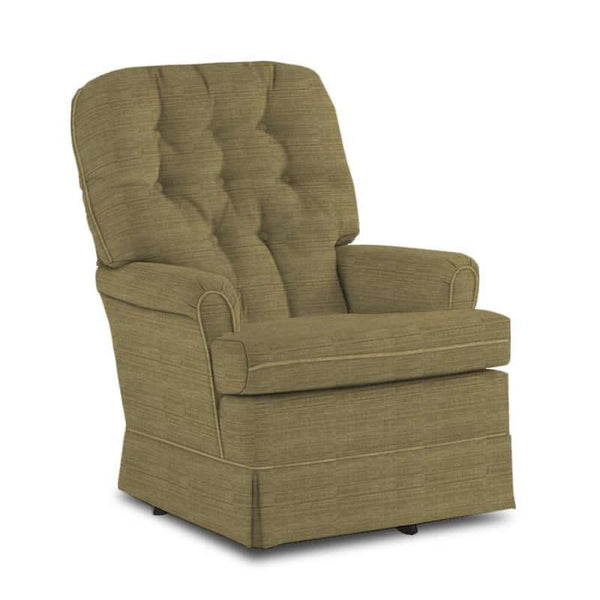 Best Home Furnishings Joplin1 Swivel Fabric Chair Joplin1 1009 (Cement) IMAGE 1