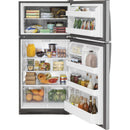 GE 31-inch, 20.8 cu.ft. Top Freezer Refrigerator Freestanding with SpillProof Glass Shelves GTS21FSKSS IMAGE 3