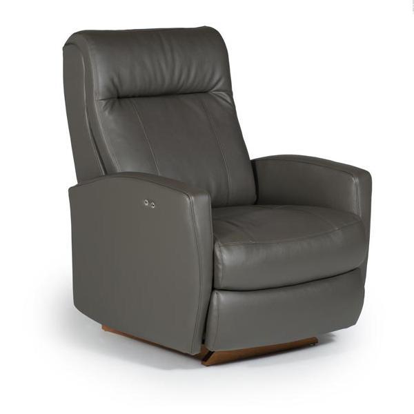 Best Home Furnishings Power Rocker Leather look Recliner Costilla 2AP37-U Power Rocker Recliner IMAGE 1