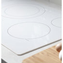  GE 36-inch Built-In Electric Cooktop JP3036TLWW IMAGE 2
