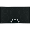  GE 36-inch Built-In Electric Cooktop JP3036SLSS IMAGE 1