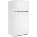 GE 31-inch, 20.8 cu.ft. Top Freezer Refrigerator Freestanding with SpillProof Glass Shelves GTS21FGKWW IMAGE 2