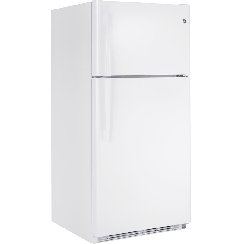 GE 31-inch, 20.8 cu.ft. Top Freezer Refrigerator Freestanding with SpillProof Glass Shelves GTS21FGKWW IMAGE 2