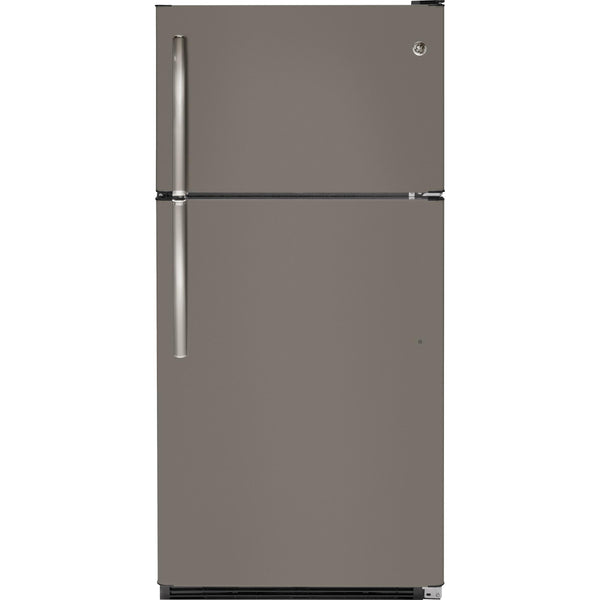 GE 31-inch, 20.8 cu.ft. Top Freezer Refrigerator Freestanding with SpillProof Glass Shelves GTS21FMKES IMAGE 1