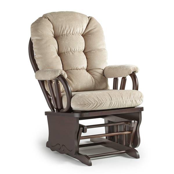 Best Home Furnishings Bedazzle Rocking Fabric Chair Bedazzle C8107MO (Beige) IMAGE 1